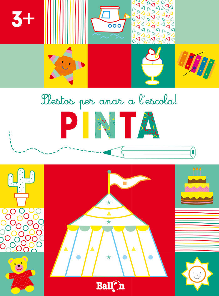 LLESTOS PER ANAR A L'ESCOLA! PINTA +3, de BALLON | portada del libro