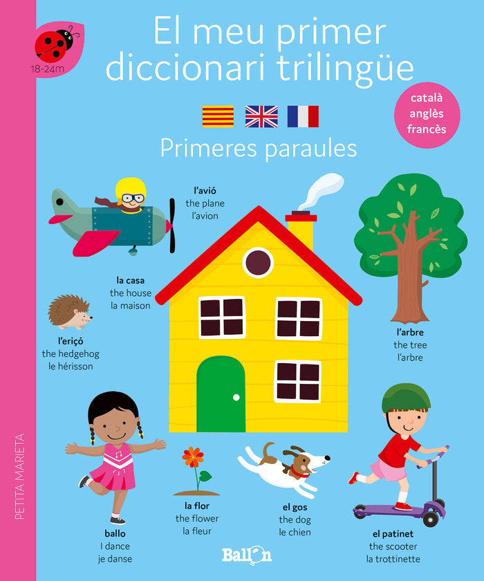 DICCIONARI TRILINGUE PRIMERES PARAULES, de AA.VV. | portada del libro