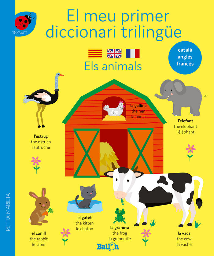 DICCIONARI TRILINGUE ELS ANIMALS, de AA.VV. | portada del libro