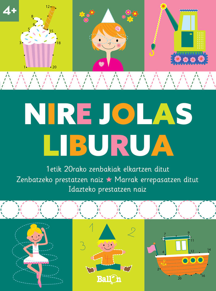 NIRE JOLAS LIBURUA +4, de AA.VV. | portada del libro