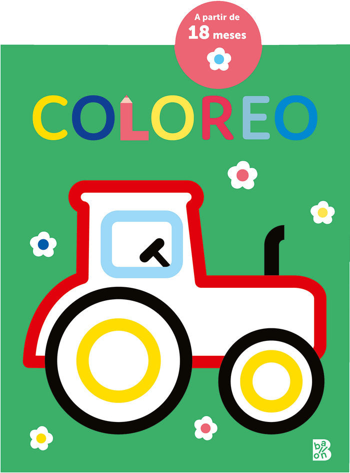COLOREO TRACTOR, de BALLON | portada del libro