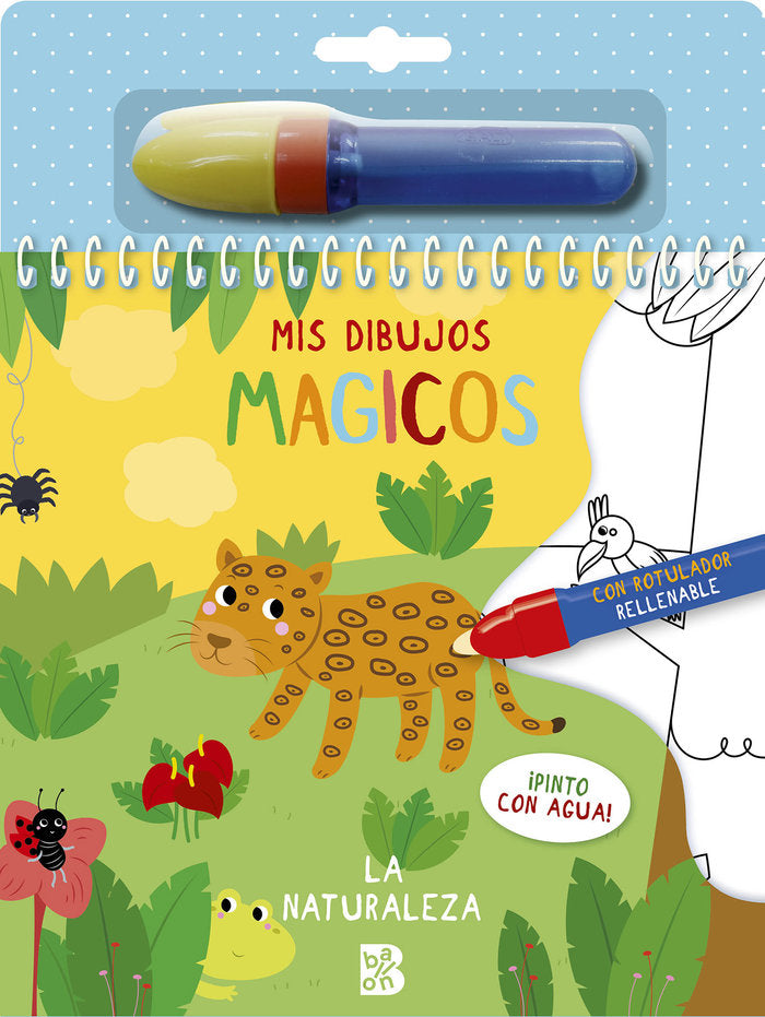 PINTO CON AGUA LA NATURALEZA, de BALLON | portada del libro