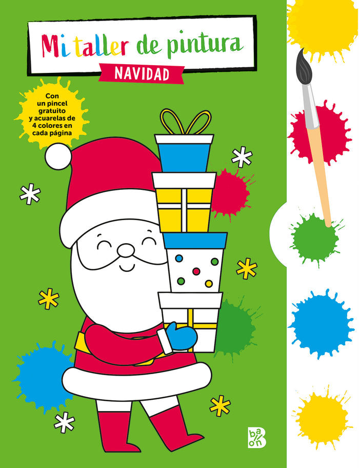 PINCEL Y ACUARELAS NAVIDAD, de BALLON | portada del libro