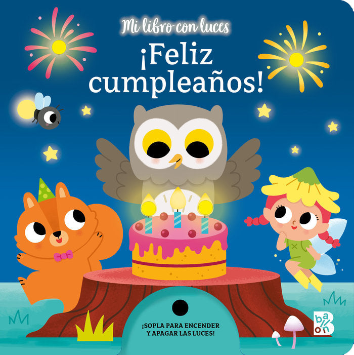 MI LIBRO CON LUCES FELIZ CUMPLEAÑOS, de BALLON | portada del libro