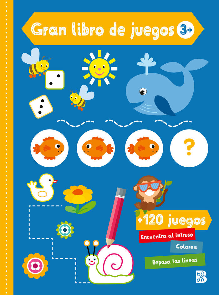 GRAN LIBRO DE JUEGOS +3, de BALLON | portada del libro