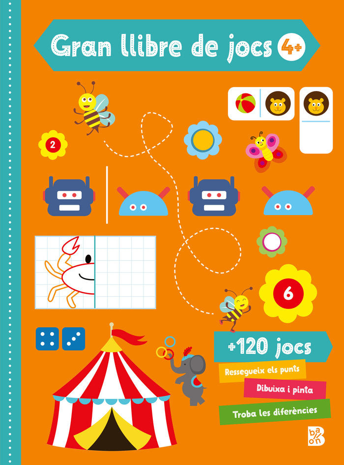 GRAN LLIBRE DE JOCS +4, de BALLON | portada del libro