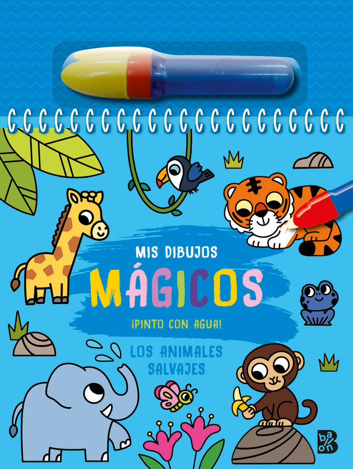 PINTO CON AGUA LOS ANIMALES SALVAJES, de BALLON | portada del libro