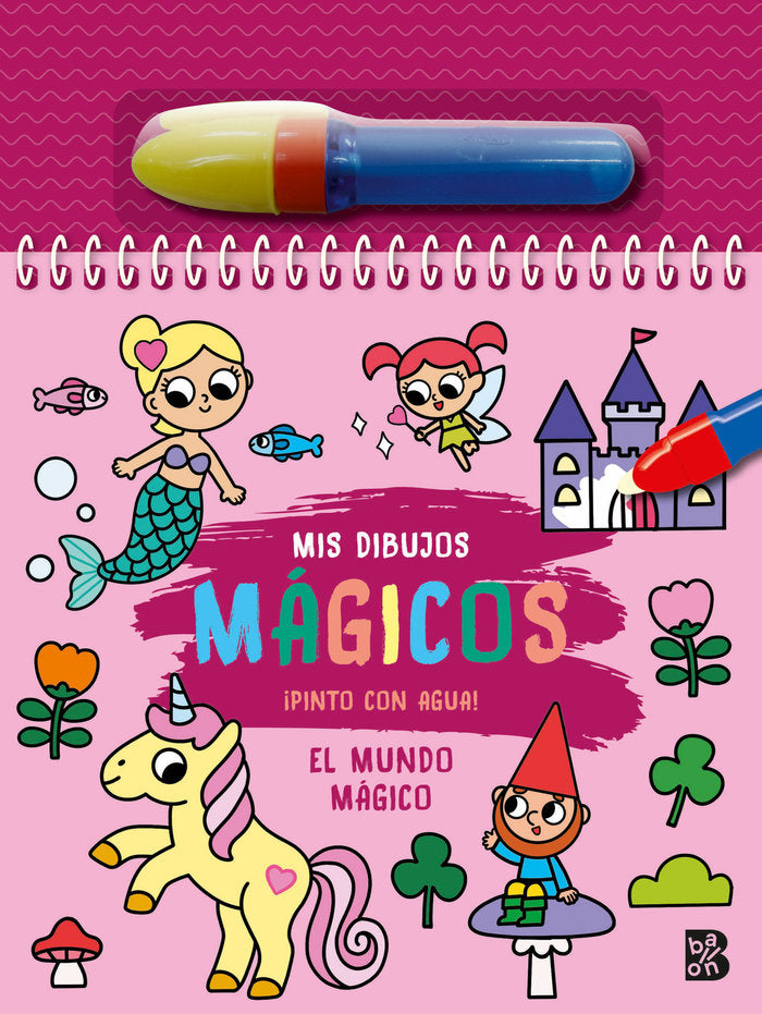 PINTO CON AGUA EL MUNDO MAGICO, de BALLON | portada del libro