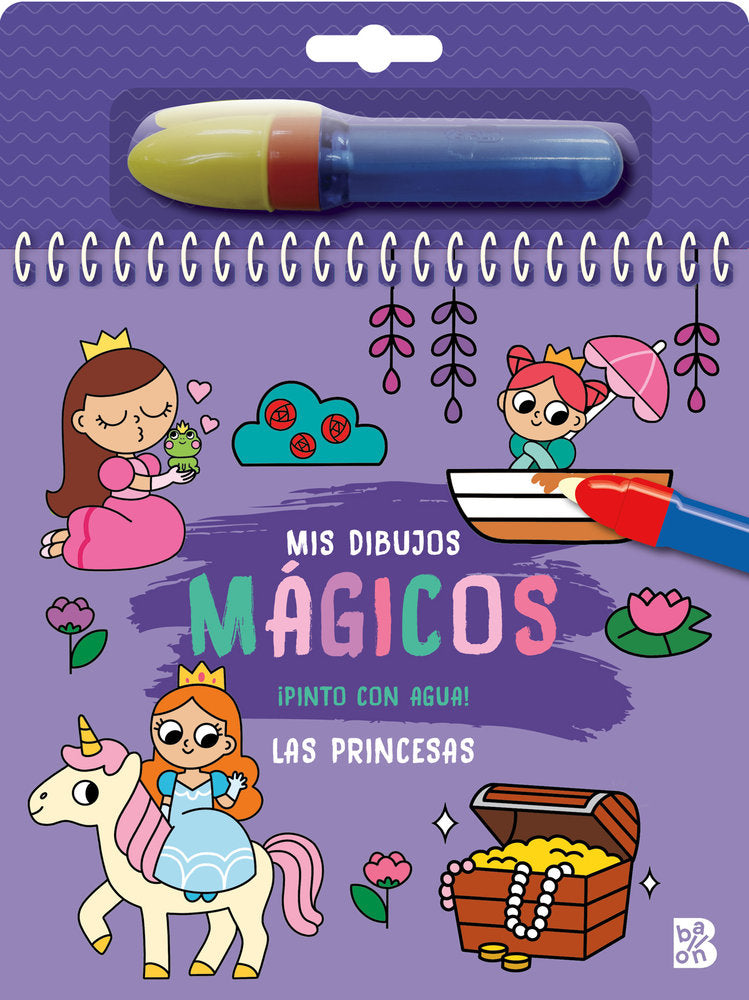 PINTO CON AGUA LAS PRINCESAS, de BALLON | portada del libro