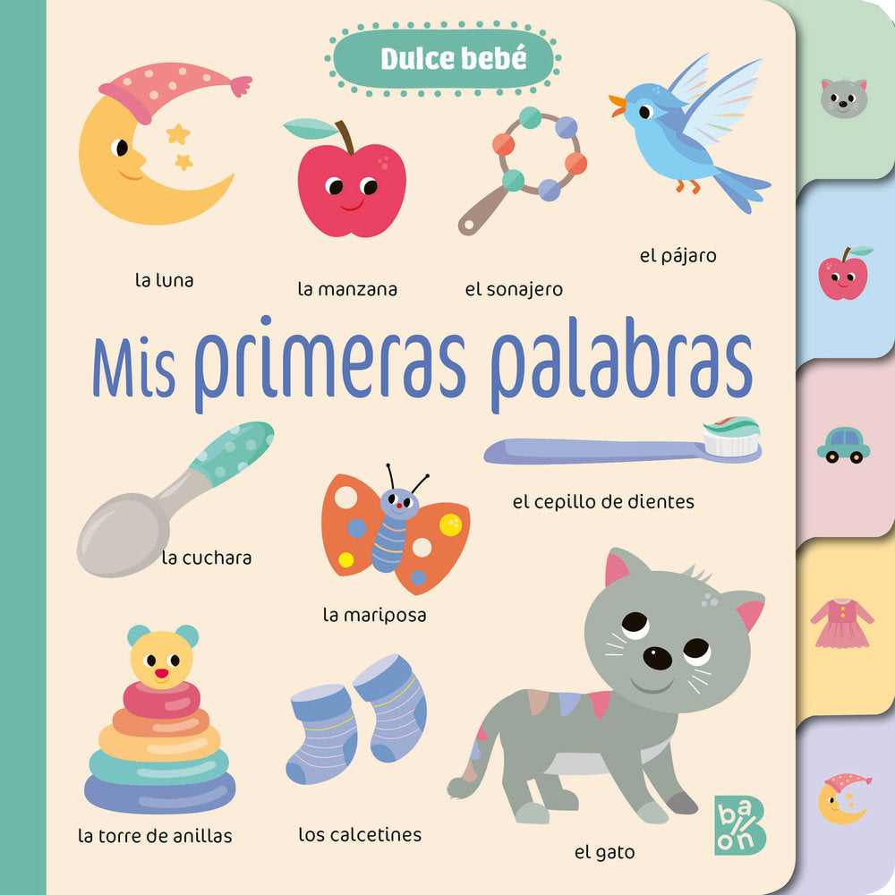 DULCE BEBE PRIMERAS PALABRAS INDICE, de BALLON | portada del libro
