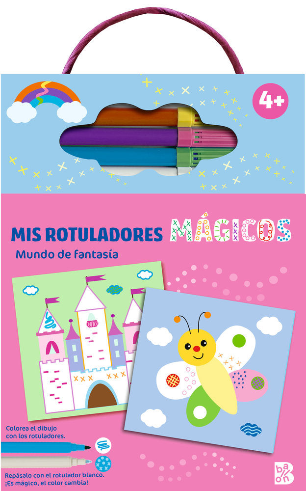 MIS ROTULADORES MAGICOS MUNDO FANTASIA, de BALLON | portada del libro
