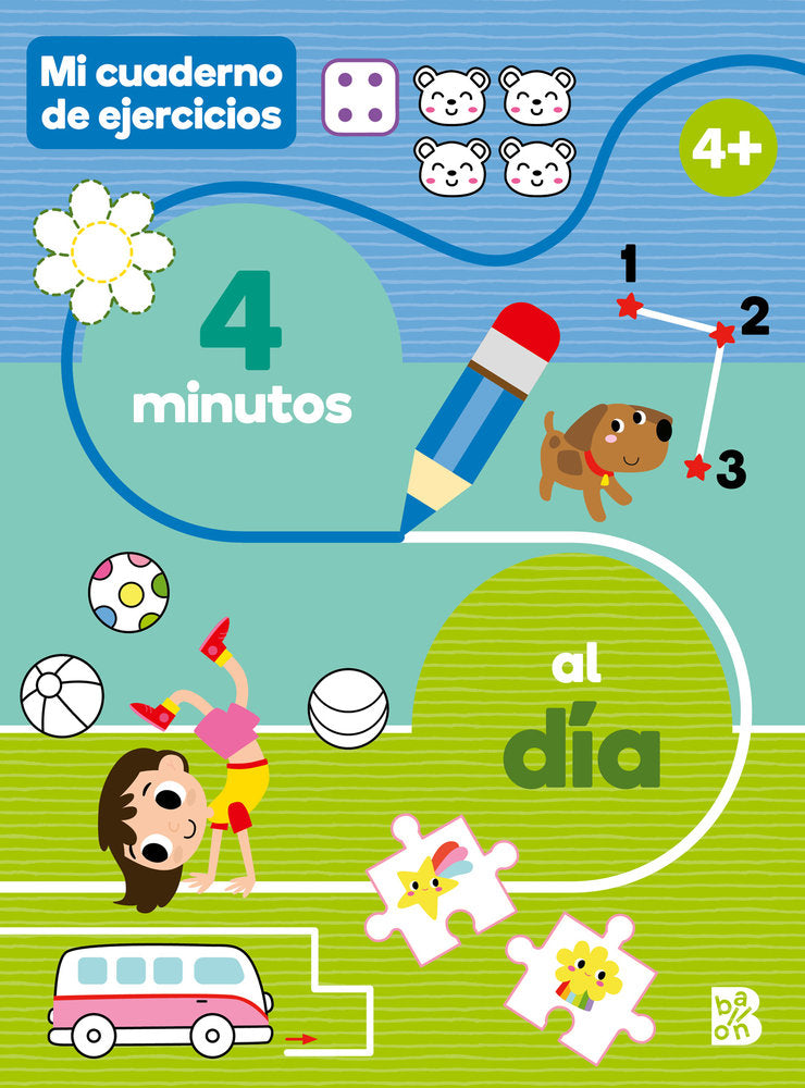 MI CUADERNO DE EJERCICIOS 4 MIN, de BALLON | portada del libro