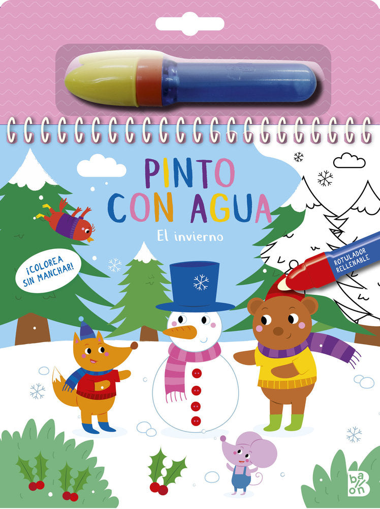 PINTO CON AGUA EL INVIERNO, de BALLON | portada del libro