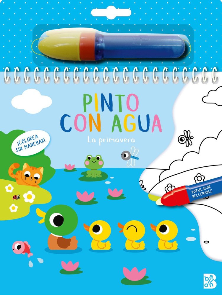 PINTO CON AGUA LA PRIMAVERA, de BALLON | portada del libro