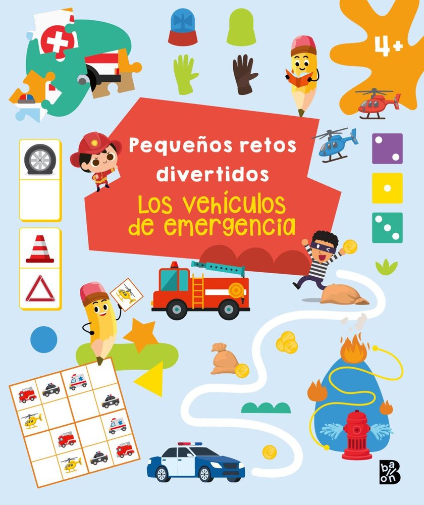 PEQUEÑOS RETOS DIVERTIDOS VEHICULOS, de BALLON | portada del libro