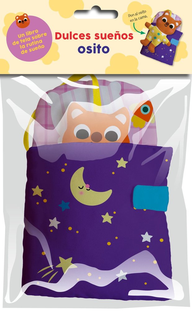 DULCES SUEÑOS-OSITO LIBRO TELA, de BALLON | portada del libro
