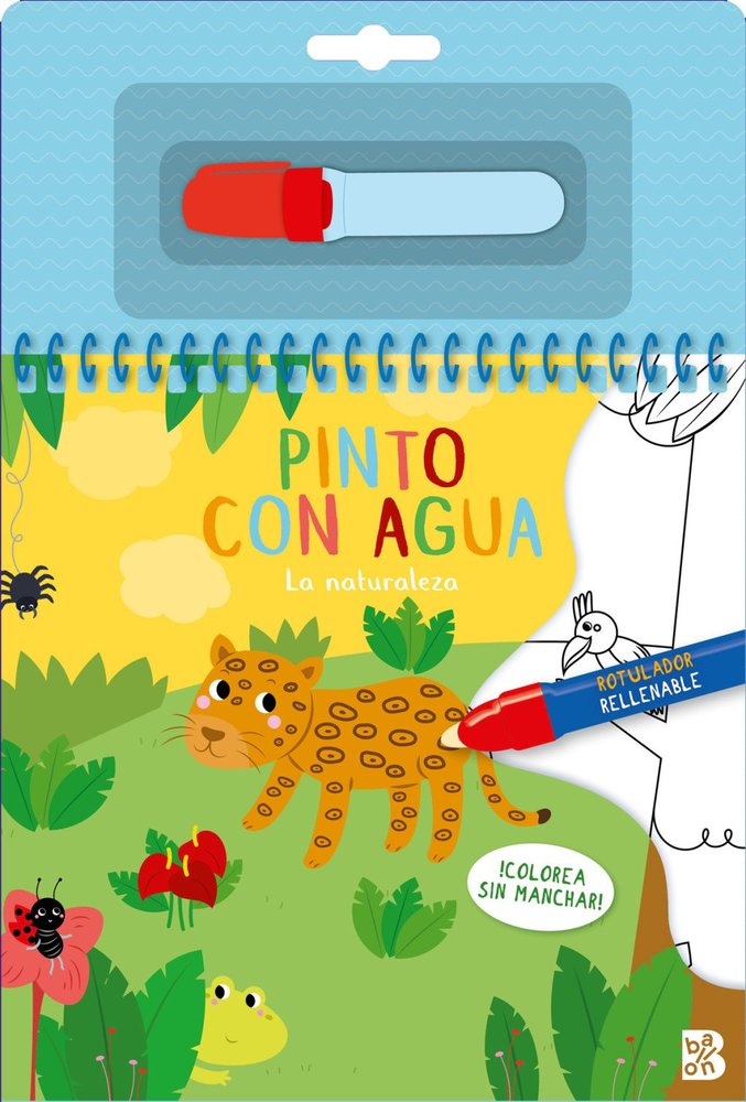 PINTO CON AGUA - LA NATURALEZA, de BALLON | portada del libro