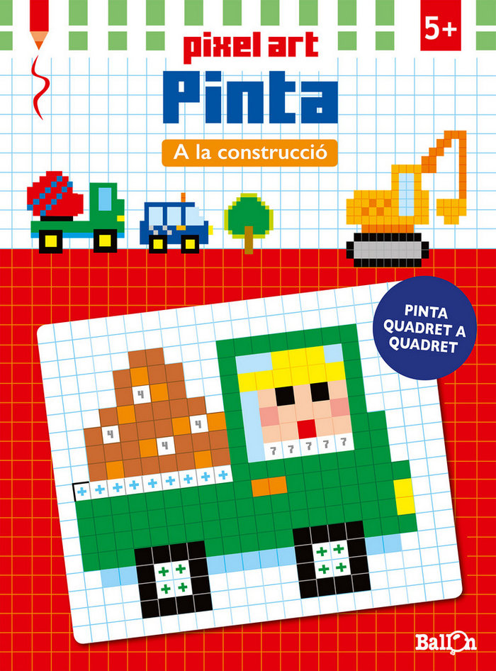 PIXEL ART PINTA - LA CONSTRUCCIO, de BALLON | portada del libro