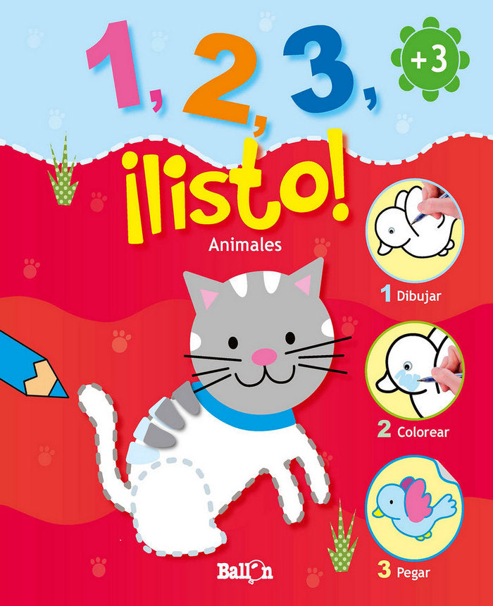 ANIMALES - 1,2,3 ILISTO!, de BALLON | portada del libro