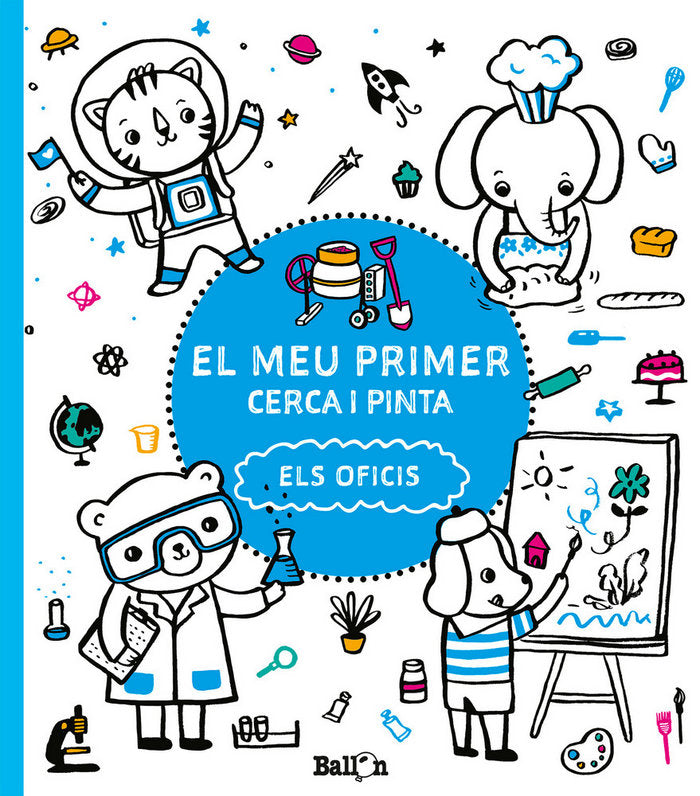 El meu primer cerca i pinta - Els oficis, de Ballon | portada del libro