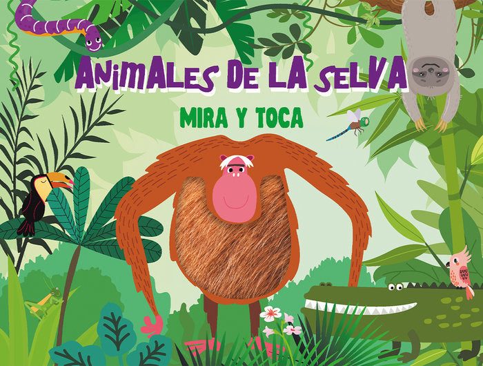 ANIMALES DE LA SELVA ("MIRA Y TOCA"), de AA.VV. | portada del libro