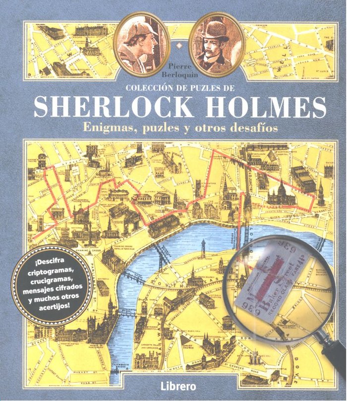 SHERLOCK HOLMES COLECCION PUZZLES ENIGMAS Y OTROS DESAFIOS | portada del libro