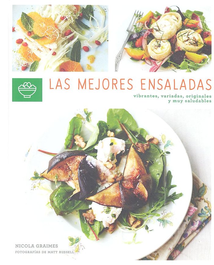 MEJORES ENSALADAS, de FERRIGNO E, URSULA | portada del libro