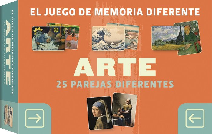 JUEGO DE MEMORIA DIFERENTE ARTE, de VVAA | portada del libro