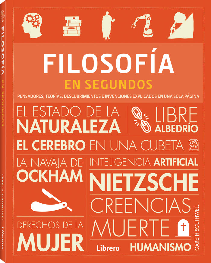 FILOSOFIA EN SEGUNDOS | portada del libro