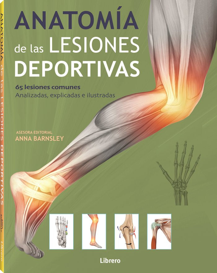 ANATOMIA DE LAS LESIONES DEPORTIVAS | portada del libro