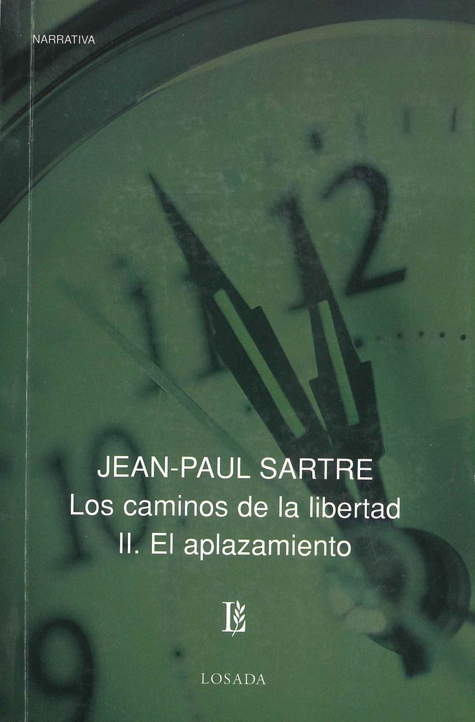 EL APLAZAMIENTO, de Sartre, Jean-Paul | portada del libro