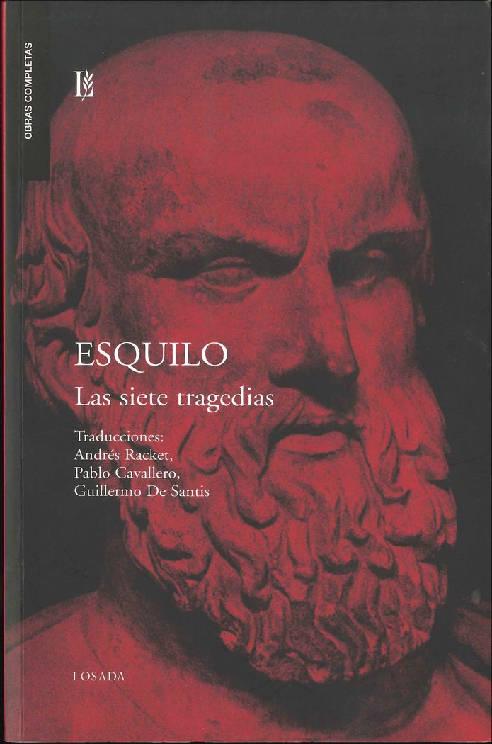 LAS SIETE TRAGEDIAS, de ESQUILO | portada del libro