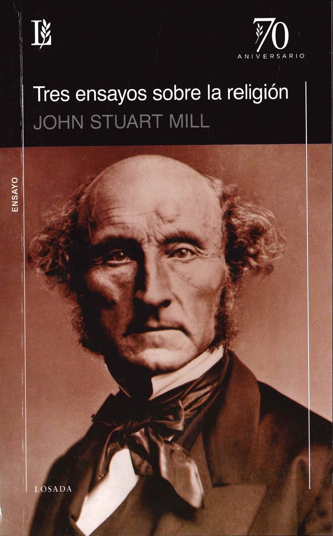 Tres ensayos sobre la religión, de Mill, John Stuart | portada del libro