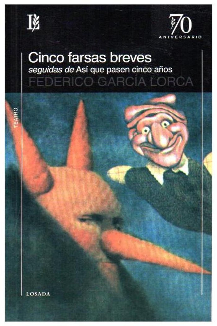 Cinco farsas breves, de García Lorca, Federico | portada del libro