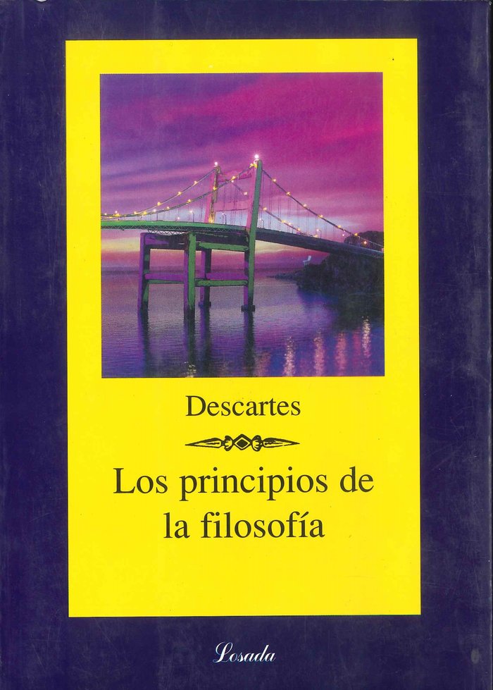 LOS PRINCIPIOS DE LA FILOSOFIA, de Descartes, René | portada del libro