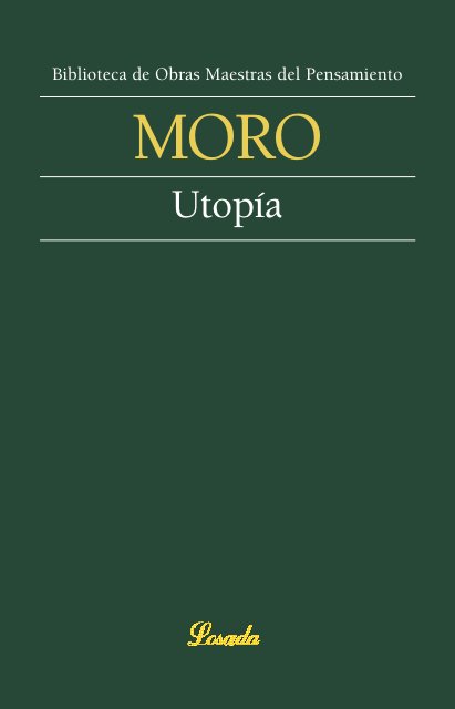 UTOPIA, de MORO SIMPSON | portada del libro