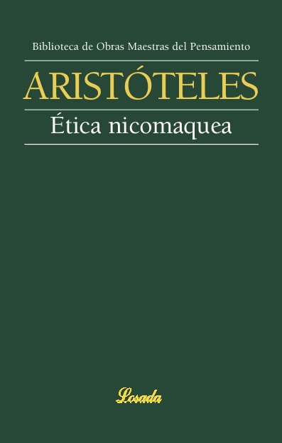 ETICA NICOMAQUEA, de ARISTOTELES | portada del libro