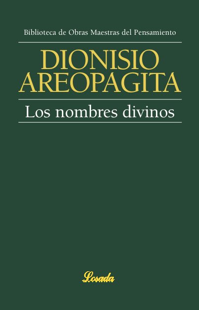 LOS NOMBRES DIVINOS, de Aeropagita, Dionisio | portada del libro