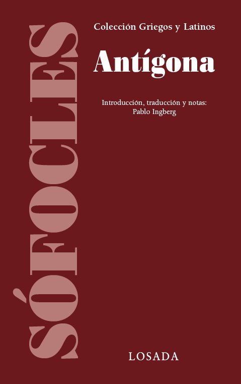 ANTIGONA, de Sófocles, Sófocles | portada del libro