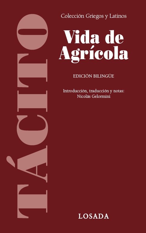 VIDA DE AGRICOLA, de Tácito, Gayo Publio Cornelio | portada del libro