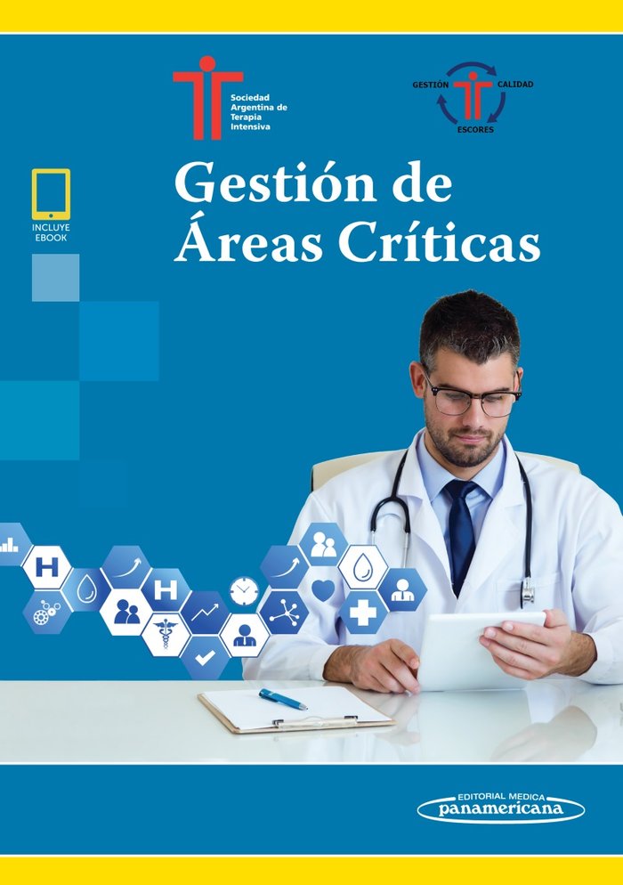 Gestión de Áreas Críticas, de Sociedad Argentina de Terapia Intensiva, SATI | portada del libro