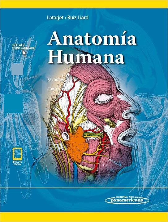 LATARJET:Anatomía Humana 5Ed. T1 +e, de LATARJET | portada del libro