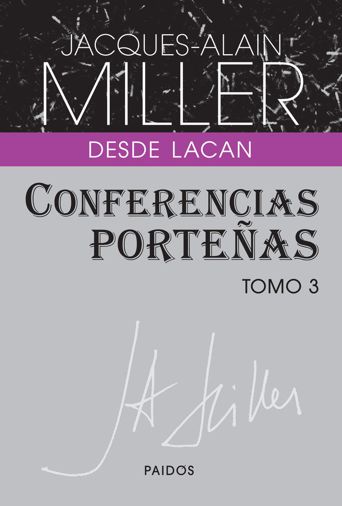 Conferencias porteñas. Tomo 3, de Miller | portada del libro