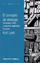 El concepto de ideología, de Lenk, kurt | portada del libro