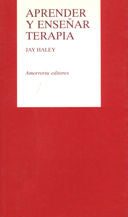 APRENDER Y ENSE･AR TERAPIA, de Haley | portada del libro