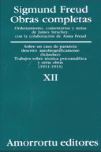 Obras Completas. Volumen 12, de Freud, Sigmund | portada del libro