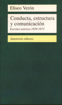 Conducta, estructura y comunicación, de Verón, Eliseo | portada del libro