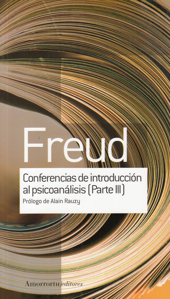 CONFERENCIAS DE INTRODUCCIóN AL PSICOANáLISIS PARTE 3, de SIGMUND FREUD | portada del libro