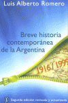 BREVE HISTORIA CONTEMPORANEA ARGENTINA, de ROMERO | portada del libro