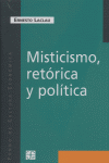 MISTICISMO RETORICA Y POLITICA, de LACLAU | portada del libro